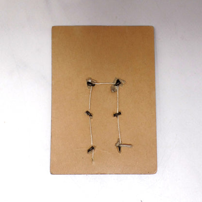 Vintage Carded Buttons, Latest Style, Gold-colored (6 on Card)