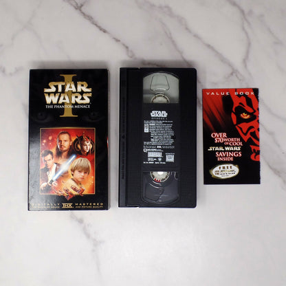 Vintage Star Wars I: The Phantom Menace VHS Tape, Fullscreen (2000)