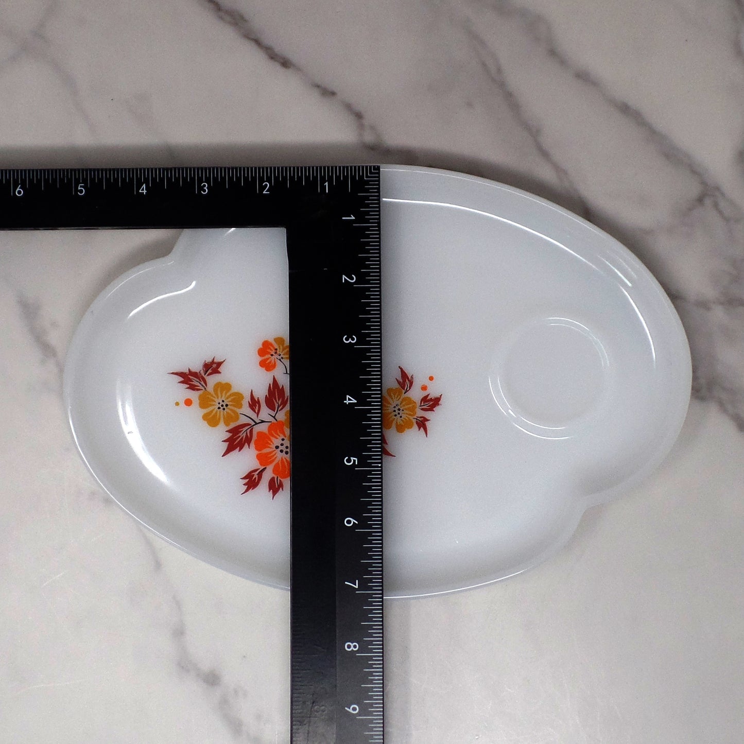 Vintage Federal Glass Snack Sets, Blossom (4 sets in original box) (1950s)