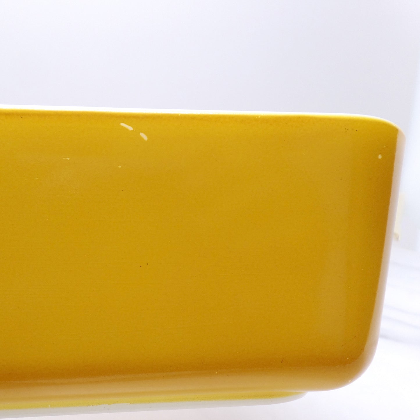 Vintage Pyrex 1 1/2 Pint (502) Refrigerator Dish, No Lid - Yellow (1960s)