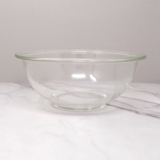 Vintage Pyrex 1.5 Qt Mixing Bowl (323) - Clear Glass (pre-1998)