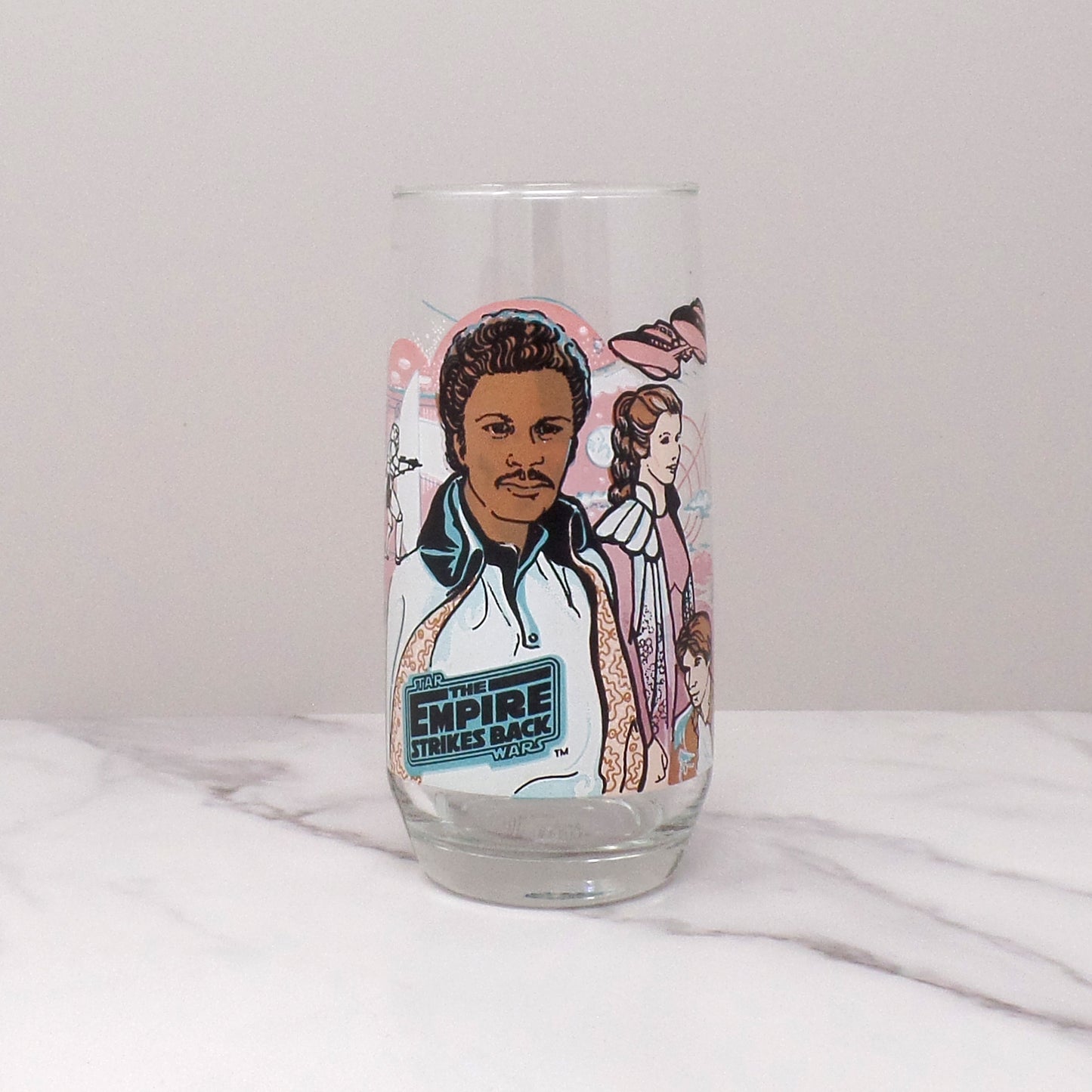 Vintage Star Wars: The Empire Strikes Back Burger King Glass - Lando Calrissian, 16 oz (1980)