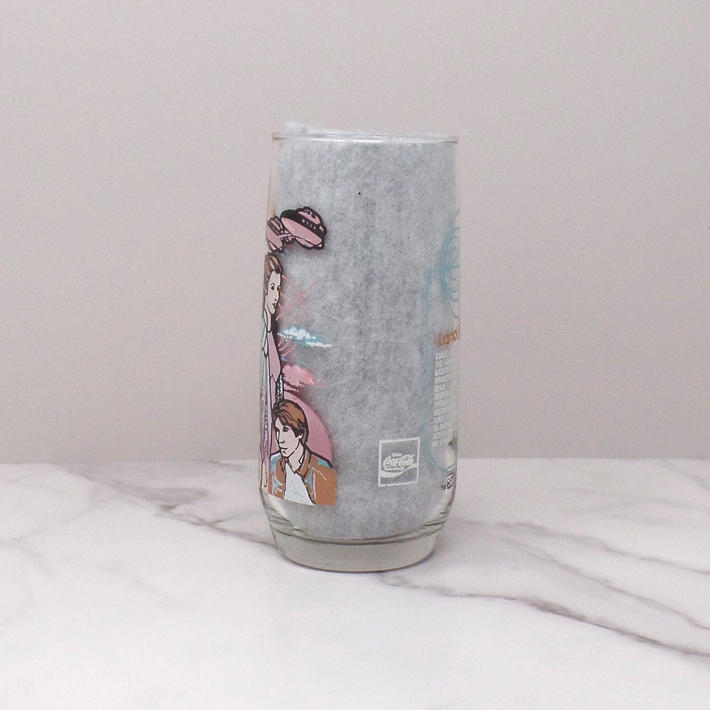 Vintage Star Wars: The Empire Strikes Back Burger King Glass - Lando Calrissian, 16 oz (1980)