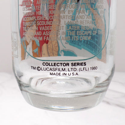 Vintage Star Wars: The Empire Strikes Back Burger King Glass - Lando Calrissian, 16 oz (1980)