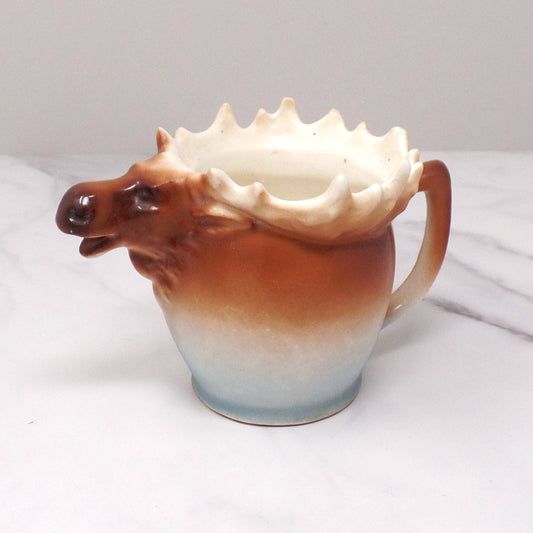 Vintage Czech Ceramic Moose Creamer (1950s-1960s)