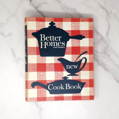 Vintage Better Homes and Gardens New Cook Book, Revised Ed Third Printing Binder (1962)