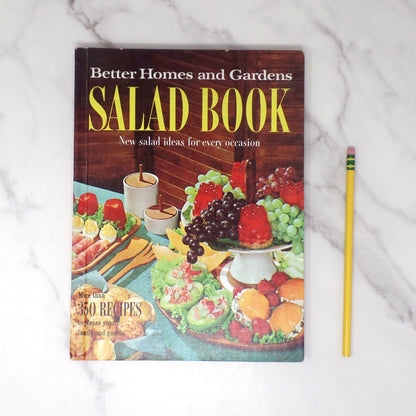 Vintage Cookbook - Book, Better Homes & Gardens Salad Book (1968)