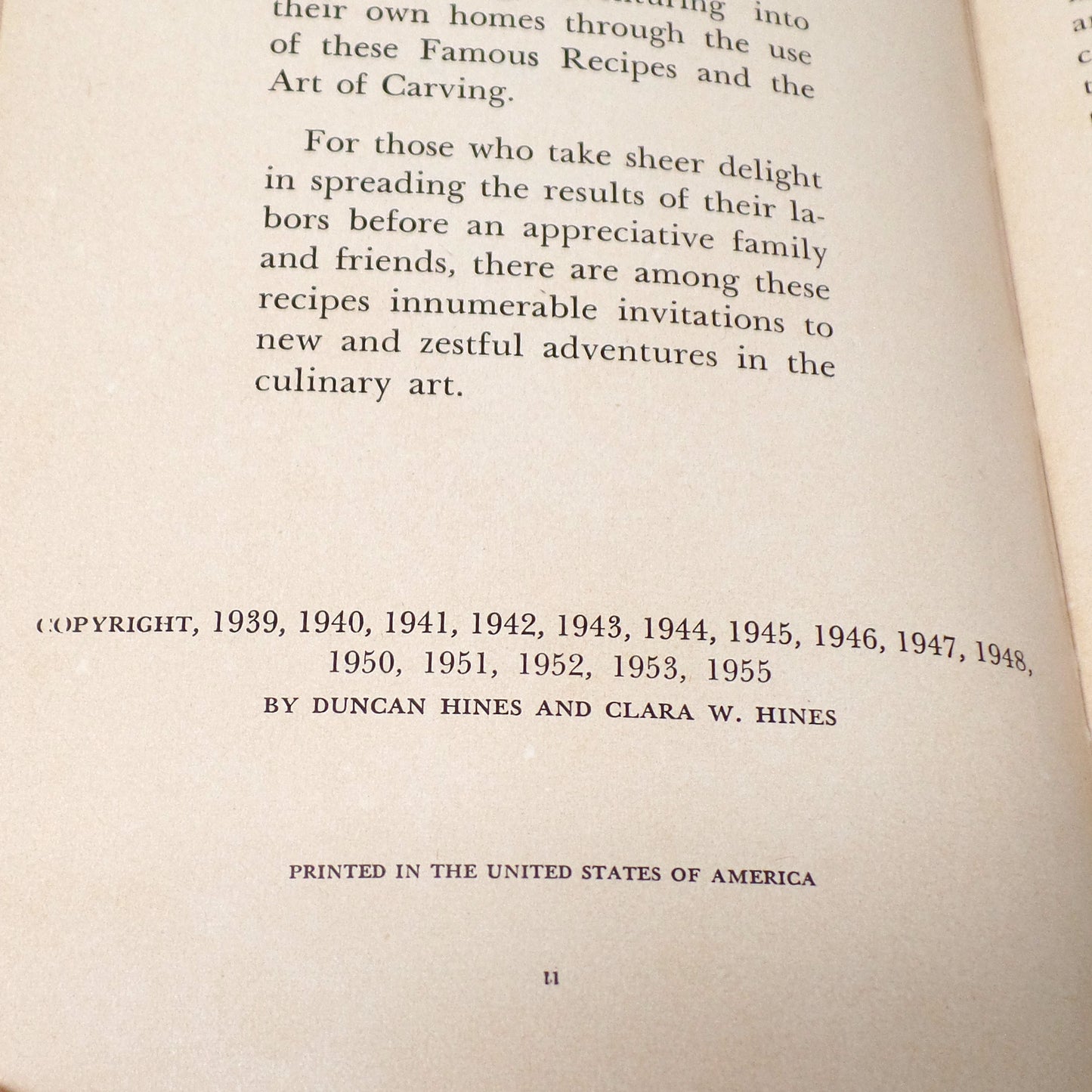 Vintage Cookbook - Duncan Hines Adventures in Good Cooking and the Art of Carving in the Home (1955)