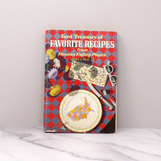 Vintage Cookbook - Ford Treasury of Favorite Recipes from Famous Eating Places (vol 3) (1959)