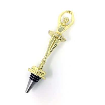 Ballerina Trophy Wine Bottle Stopper with Stainless Steel Base