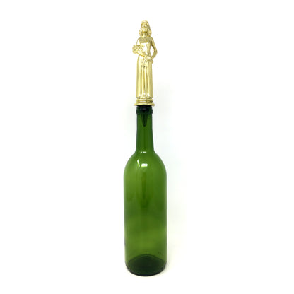 Queen Trophy Wine Bottle Stopper with Stainless Steel Base