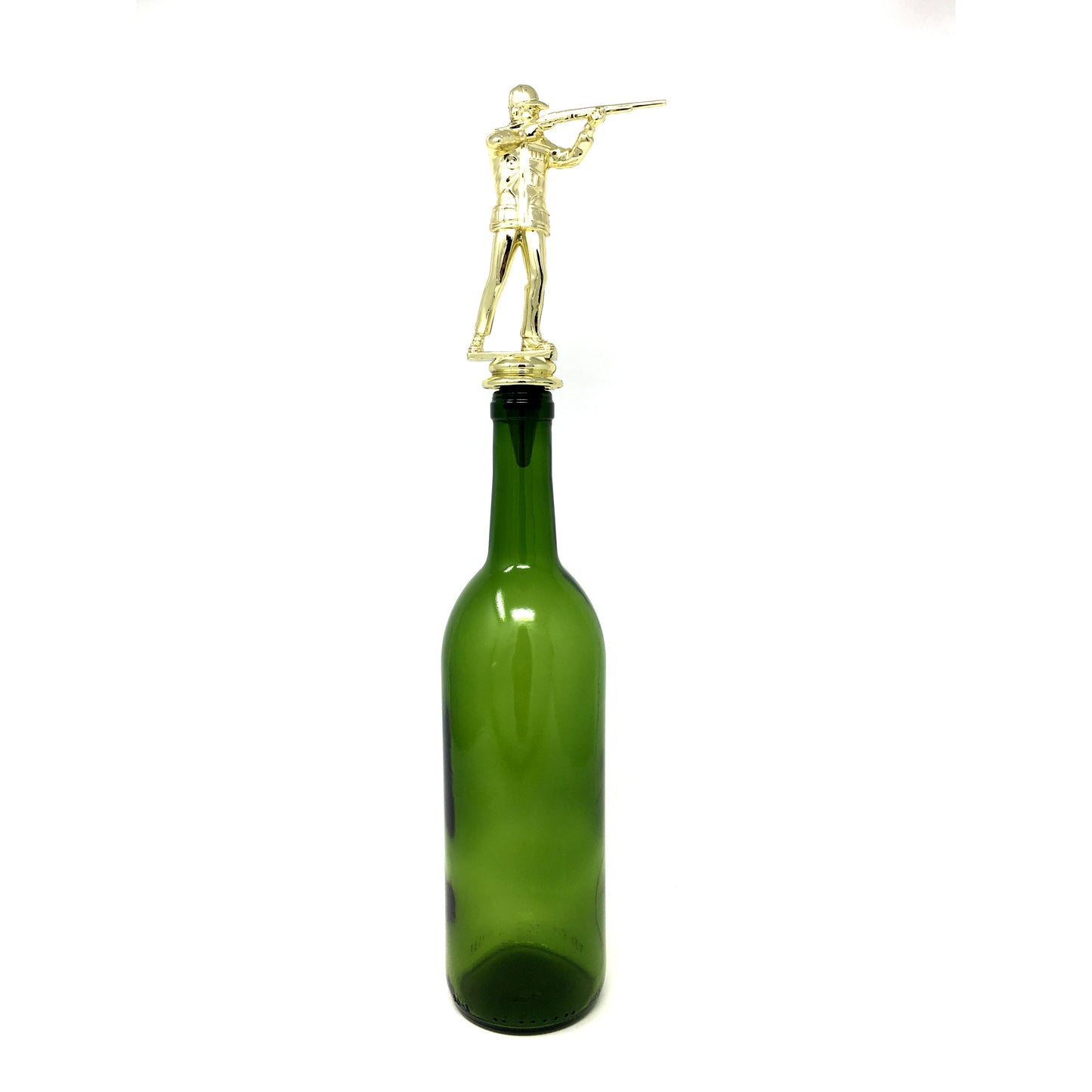 Hunter Trophy Wine Bottle Stopper with Stainless Steel Base