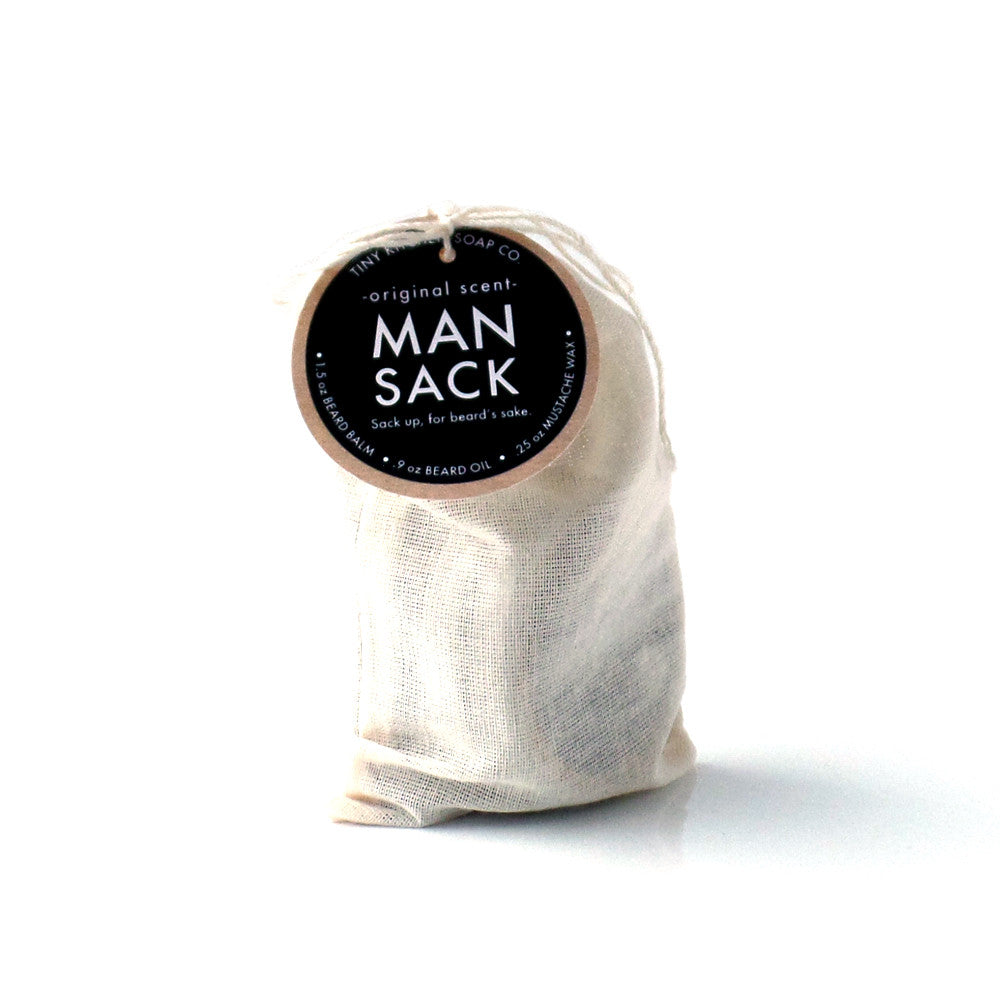 Original Scent Man Sack All Natural Beard Grooming Kit