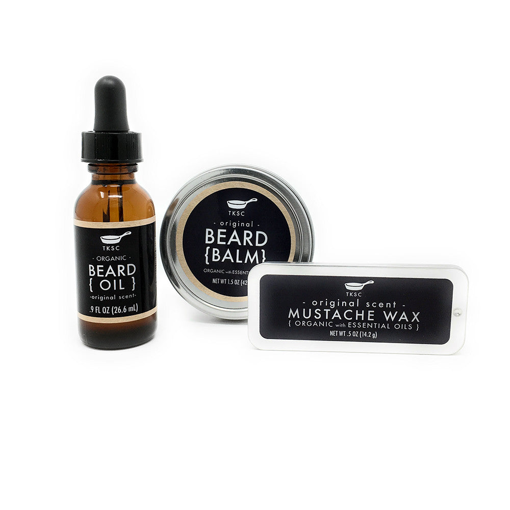 Original Scent Man Sack All Natural Beard Grooming Kit
