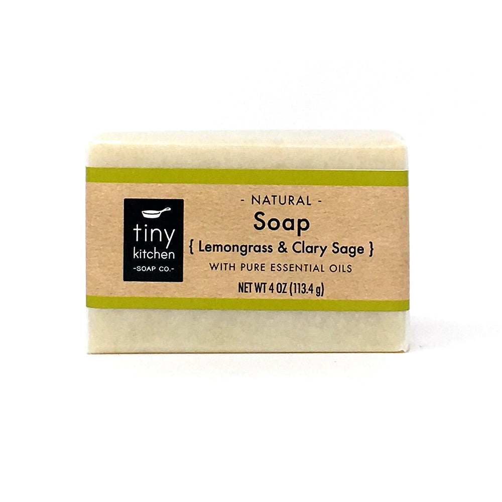 Lemongrass & Sage Natural Bar Soap